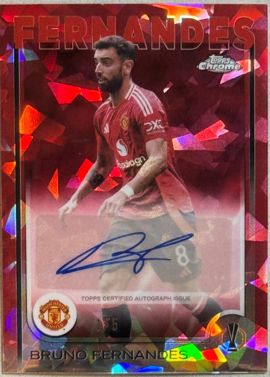 Bruno Fernandes - Chrome UEFA Autograph #CA-BF