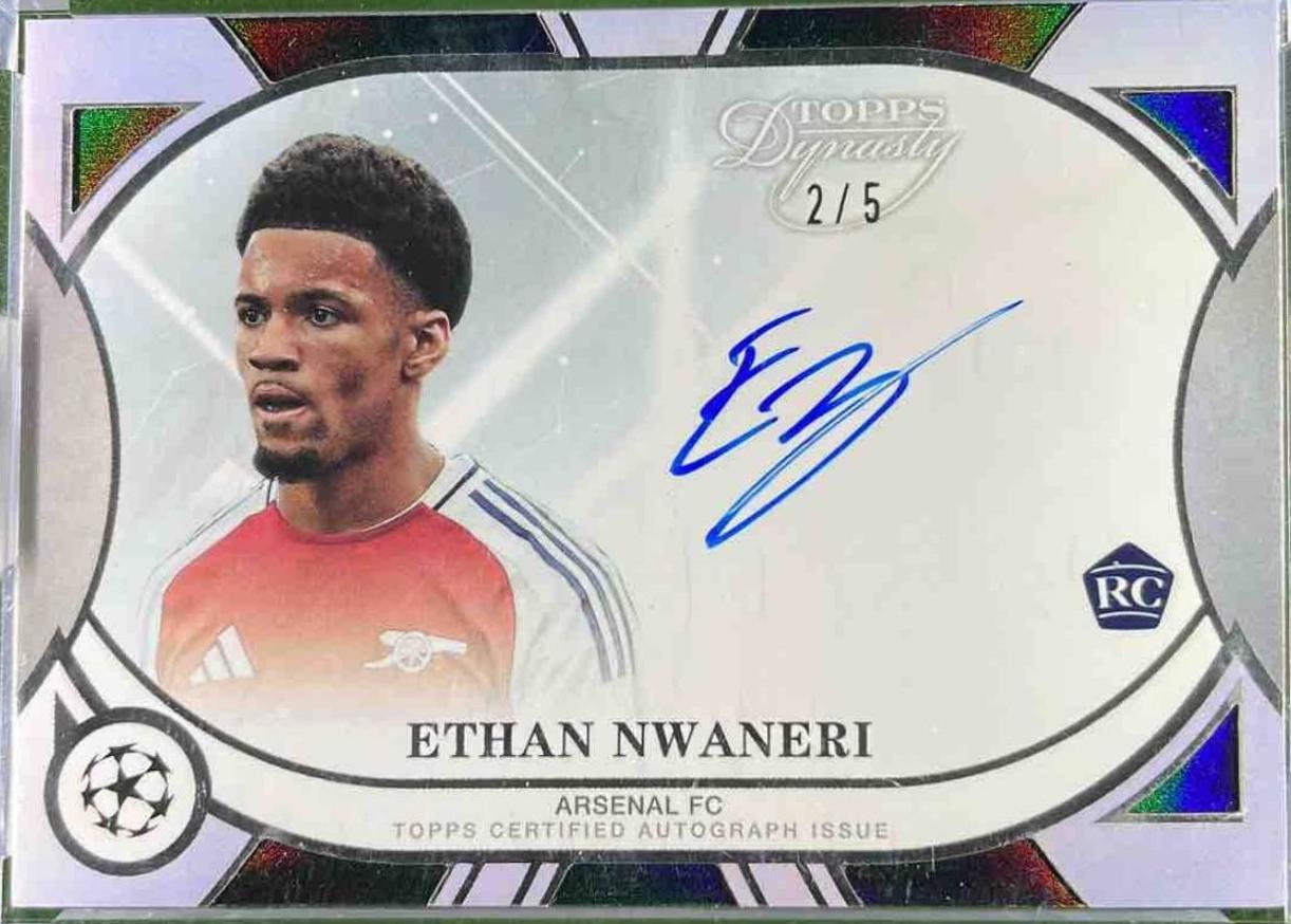 Ethan Nwaneri - Dynasty UEFA Autograph #DAV-EN3