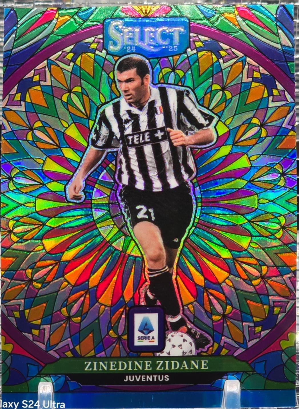 Zinedine Zidane - Select Serie A Stained Glass #28