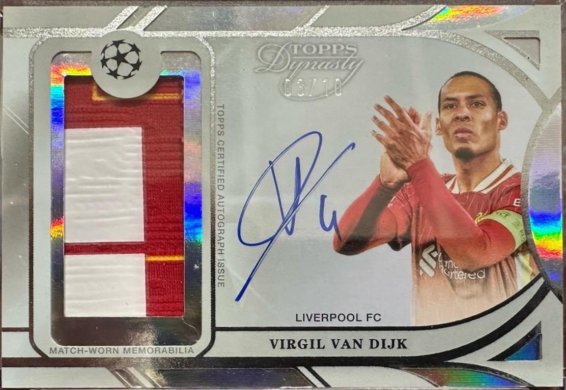Virgil van Dijk - Dynasty UEFA Autograph Patch #APV-VV1