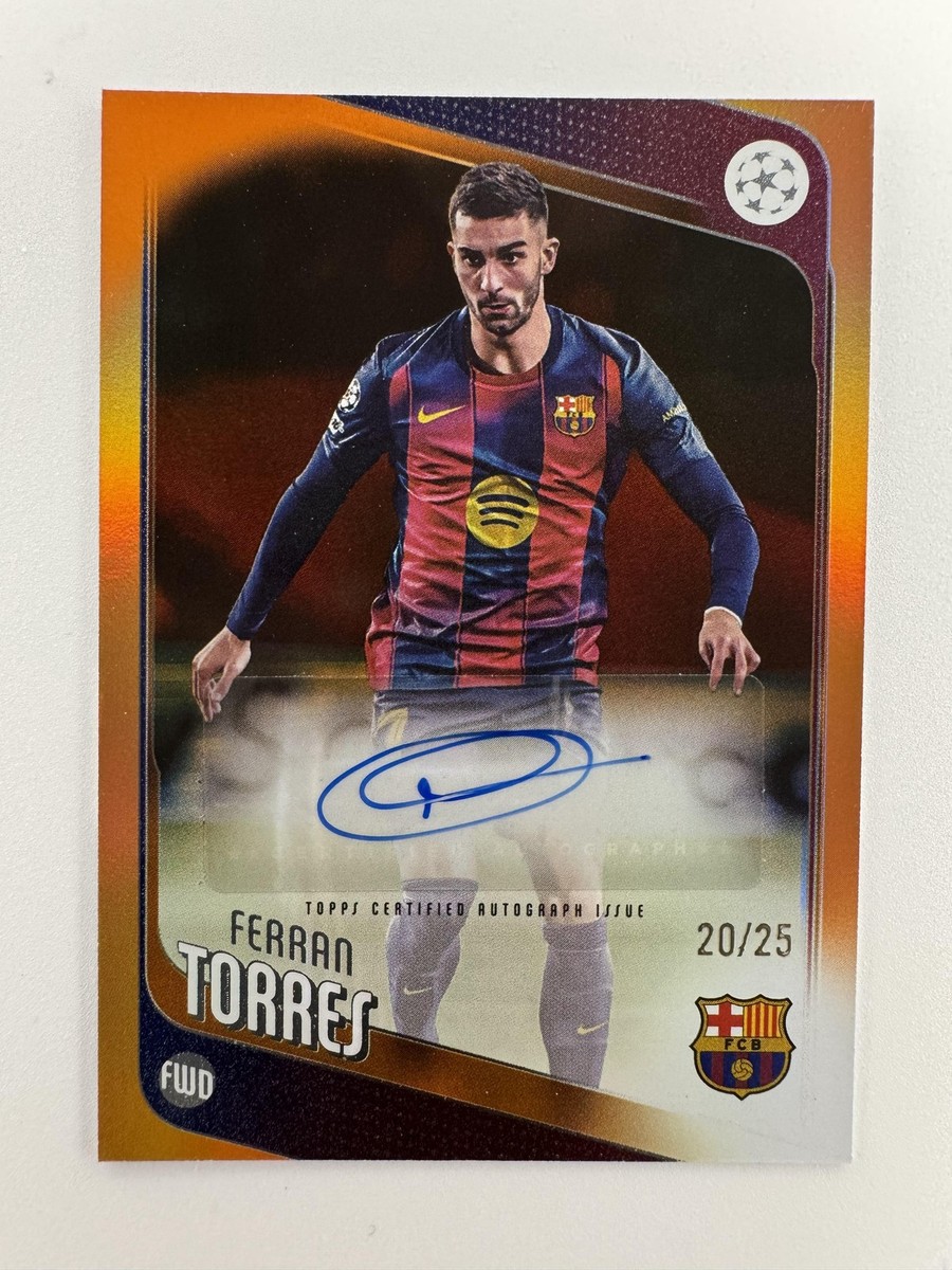 Ferran Torres - UEFA Autograph #BA-FT