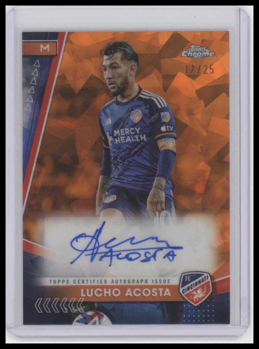 Lucho Acosta - Chrome MLS Autograph #CA-LA