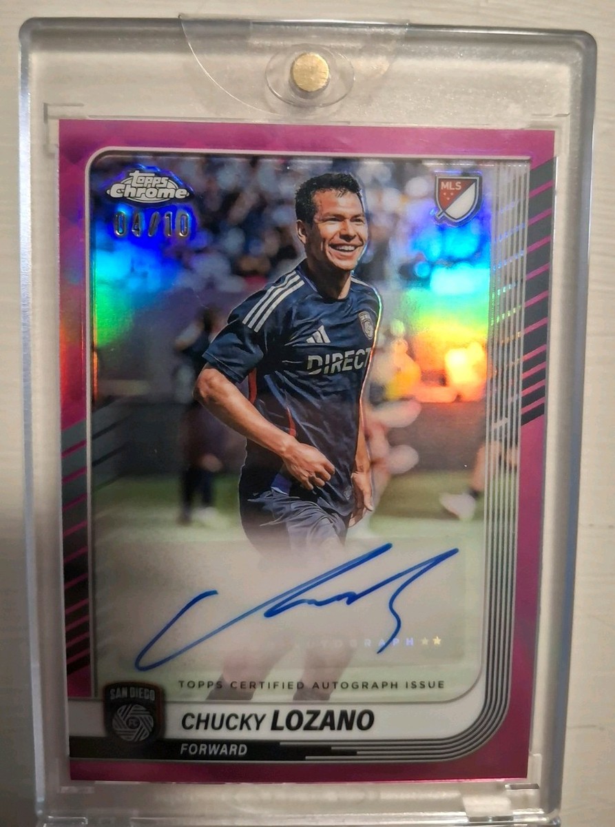 Chucky Lozano - Chrome MLS Autograph #CA-LZ