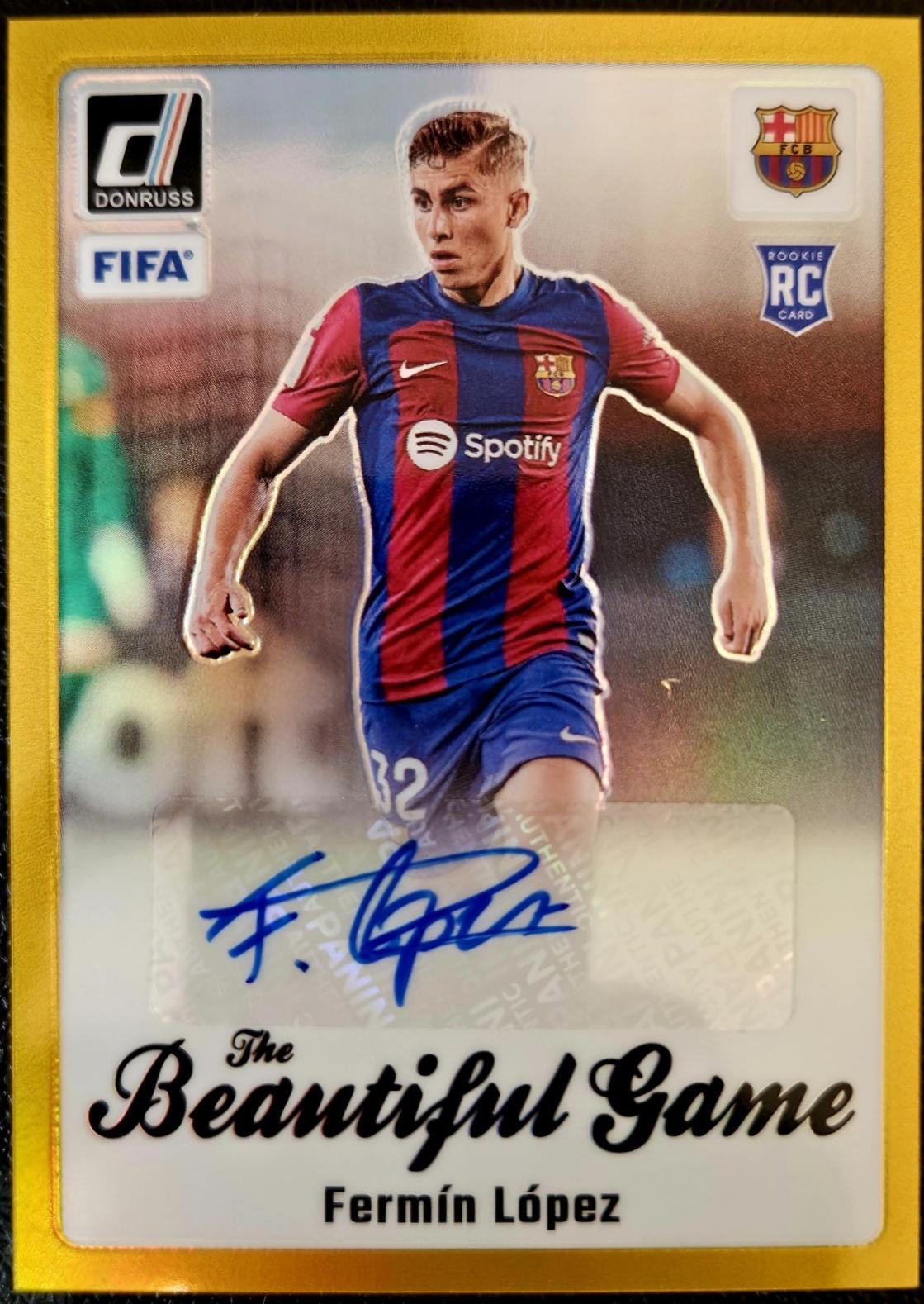 Fermin Lopez - Donruss Beautiful Game Autograph #BG-FLZ
