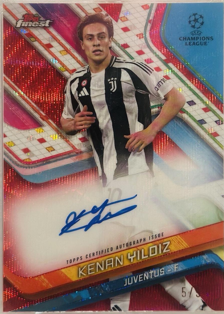 Kenan Yildiz - Finest UEFA Autograph #BA-KY