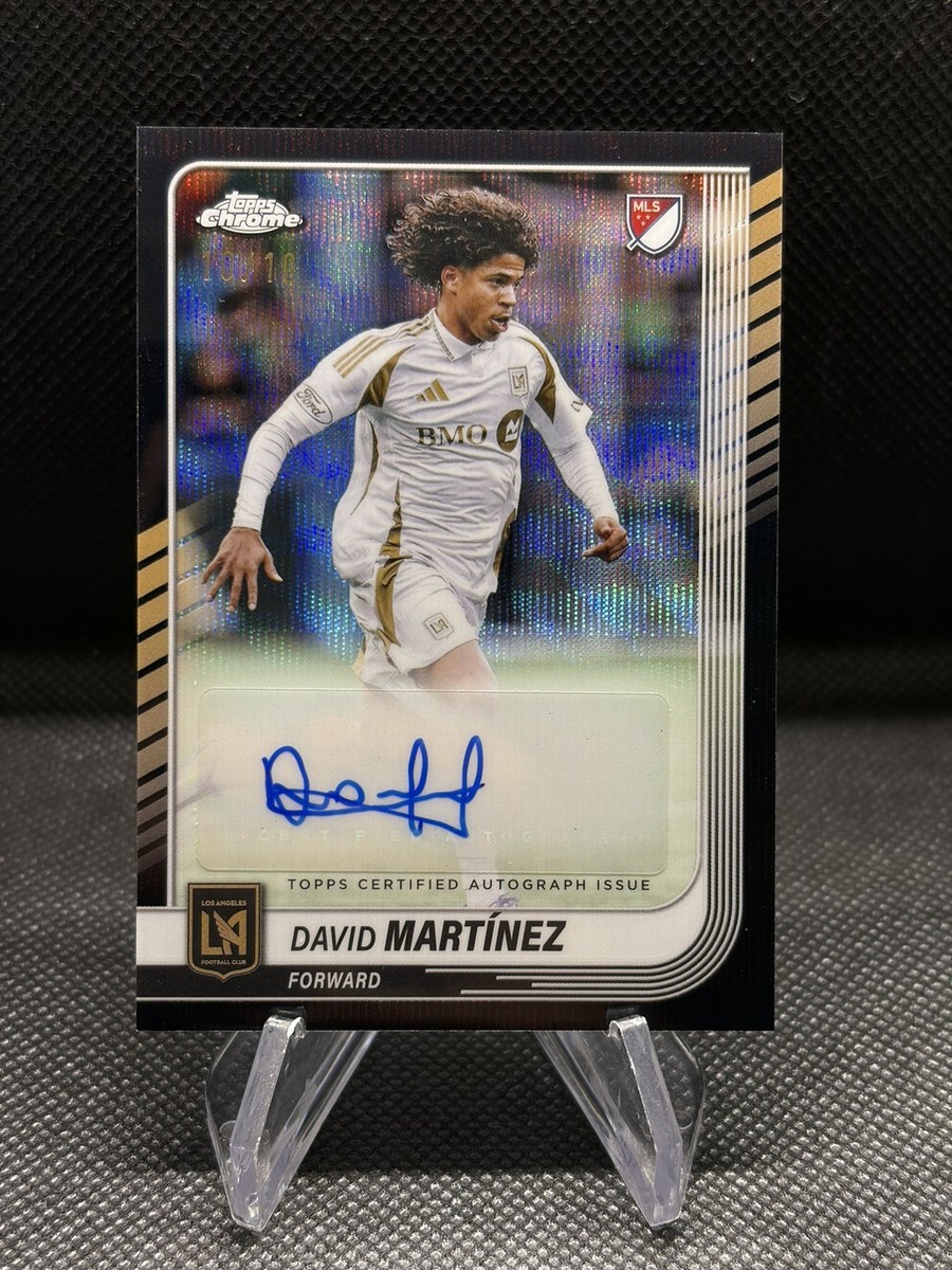 David Martinez - Chrome MLS Autograph #CA-DM