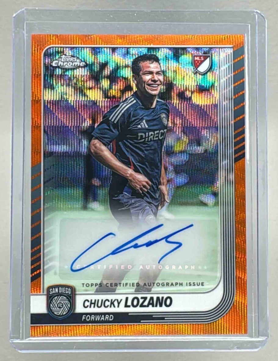 Chucky Lozano - Chrome MLS Autograph #CA-LZ