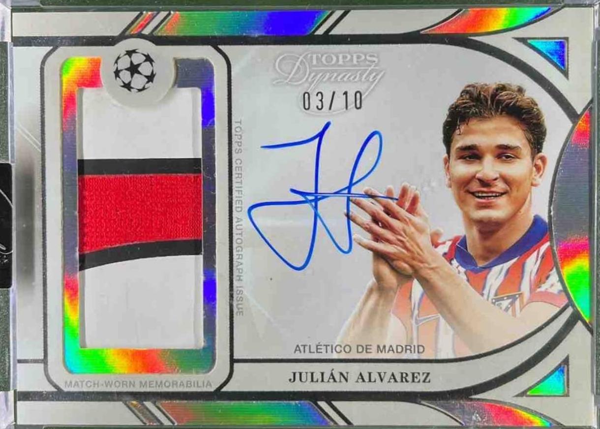 Julian Alvarez - Dynasty UEFA Autograph Patch #APV-JA2