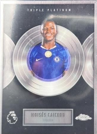Moises Caicedo - Chrome Premier League Triple Platinum #TP-19