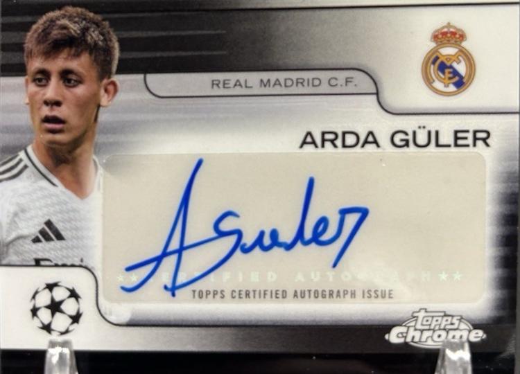 Mesut Ozil / Arda Guler - Chrome UEFA Dual Autograph #DA-OG