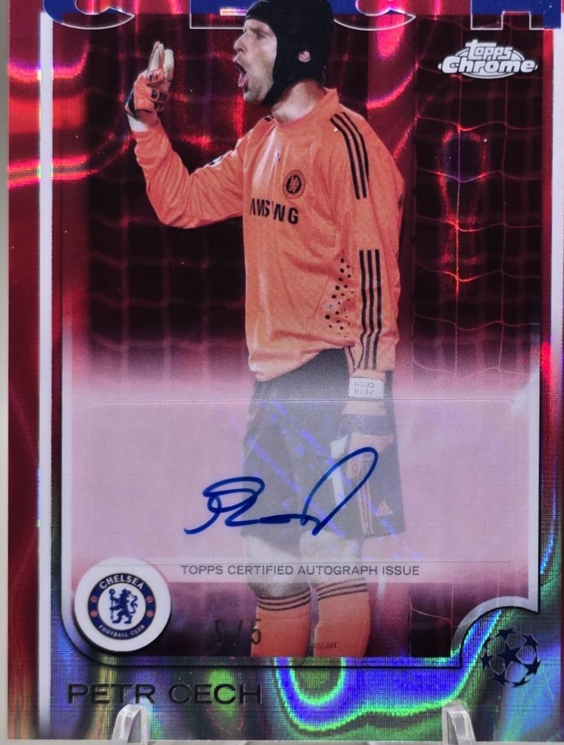 Petr Cech - Chrome UEFA Autograph #CA-PC