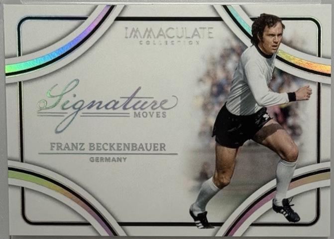 Franz Beckenbauer - Immaculate Signature Moves Autograph Booklet #27