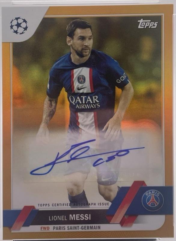 Lionel Messi - UEFA Club Competitions Autographs #A-LM