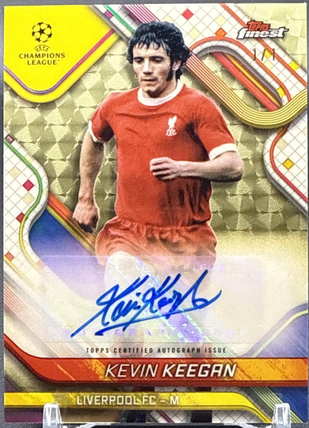 Kevin Keegan - Finest UEFA Autograph #BA-KK