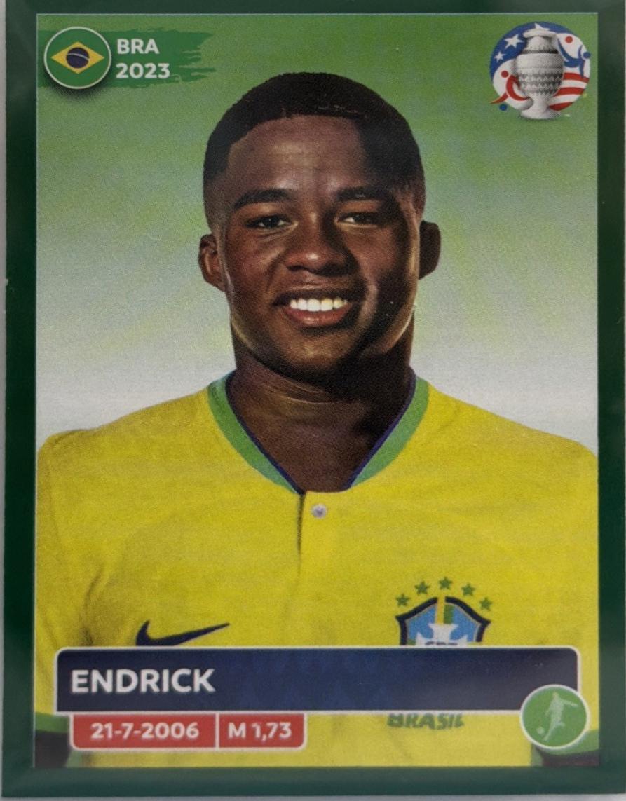 Endrick - Copa America Sticker #BRA22