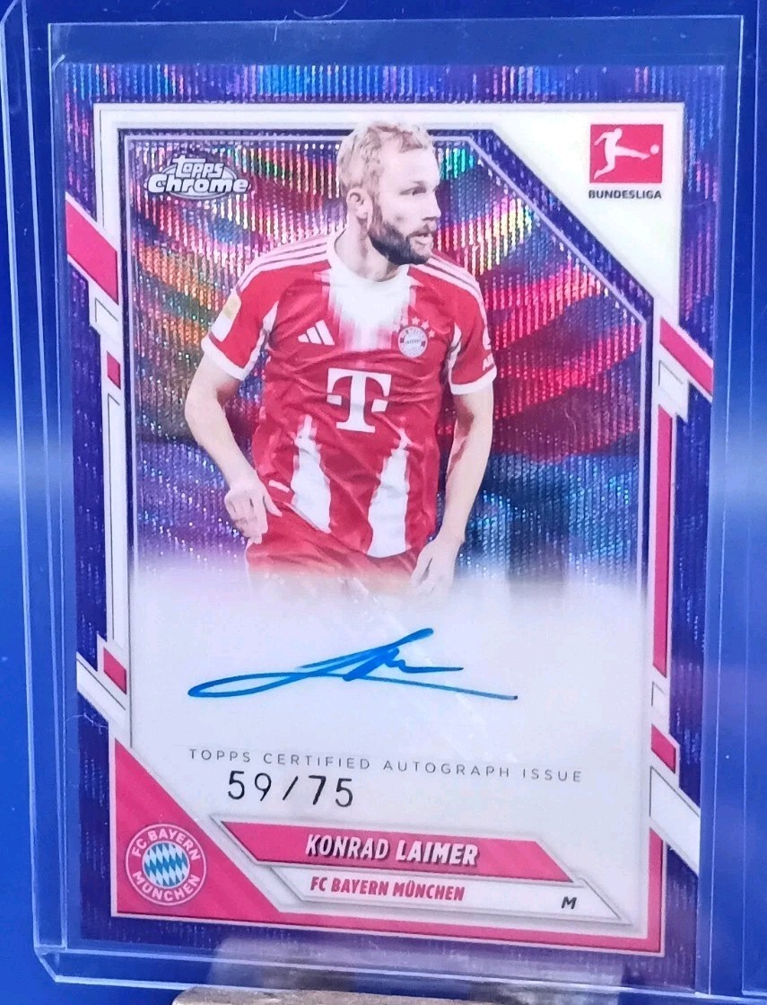Konrad Laimer - Chrome Bundesliga Autograph #BA-KL