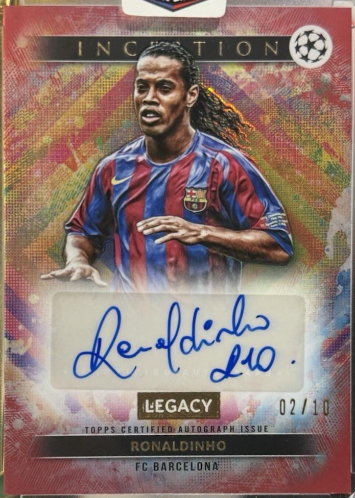 Ronaldinho - Inception UEFA Legacy Autograph #LAV-R