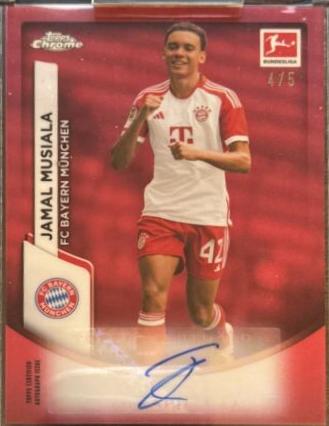 Jamal Musiala - Chrome Bundesliga Autograph #BCA-JM