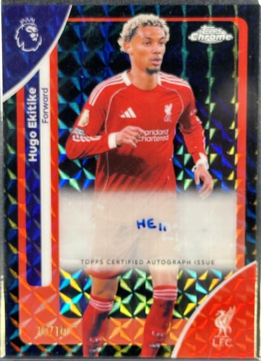 Hugo Ekitike - Chrome Premier League Autograph #CA-HE