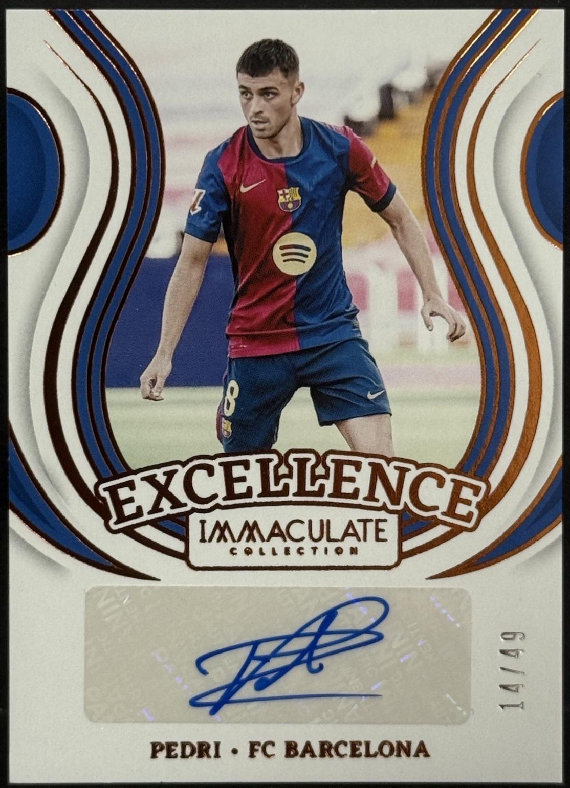 Pedri - Immaculate Excellence Autograph #23