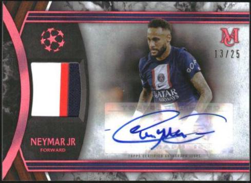 Neymar Jr - Museum Collection UEFA Champions League Autograph Relics #MAR-NEY