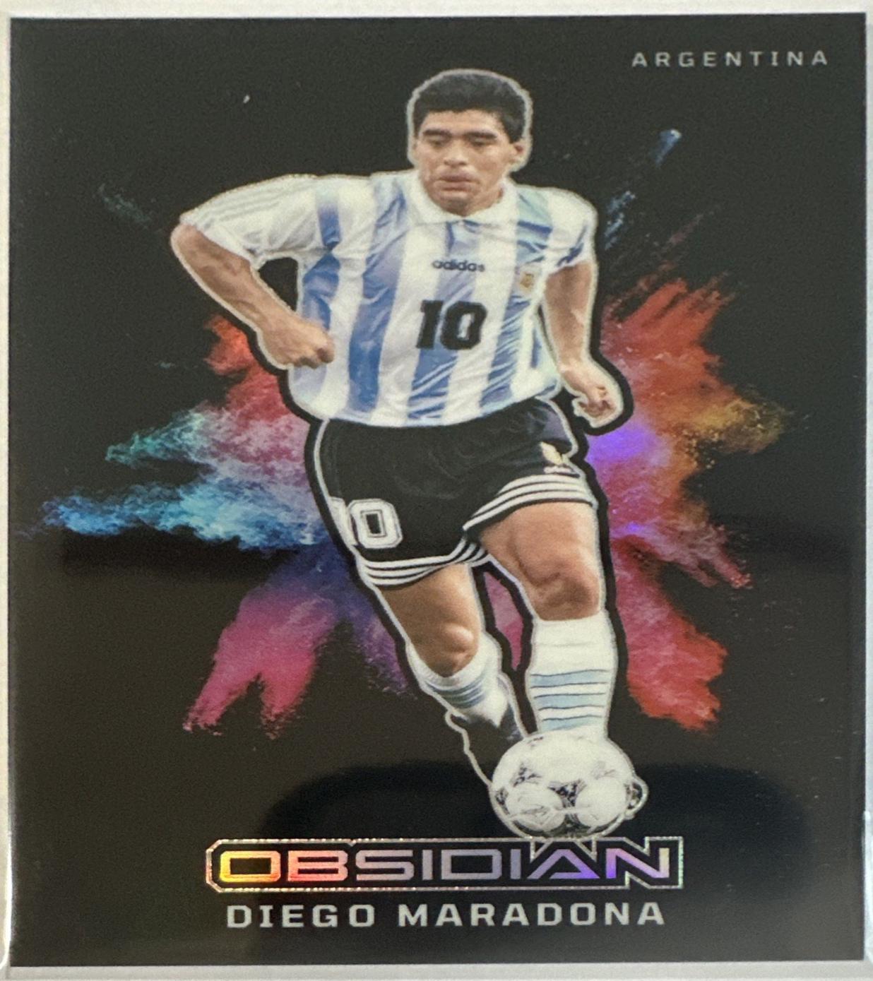 Diego Maradona - Obsidian Black Color Blast #17