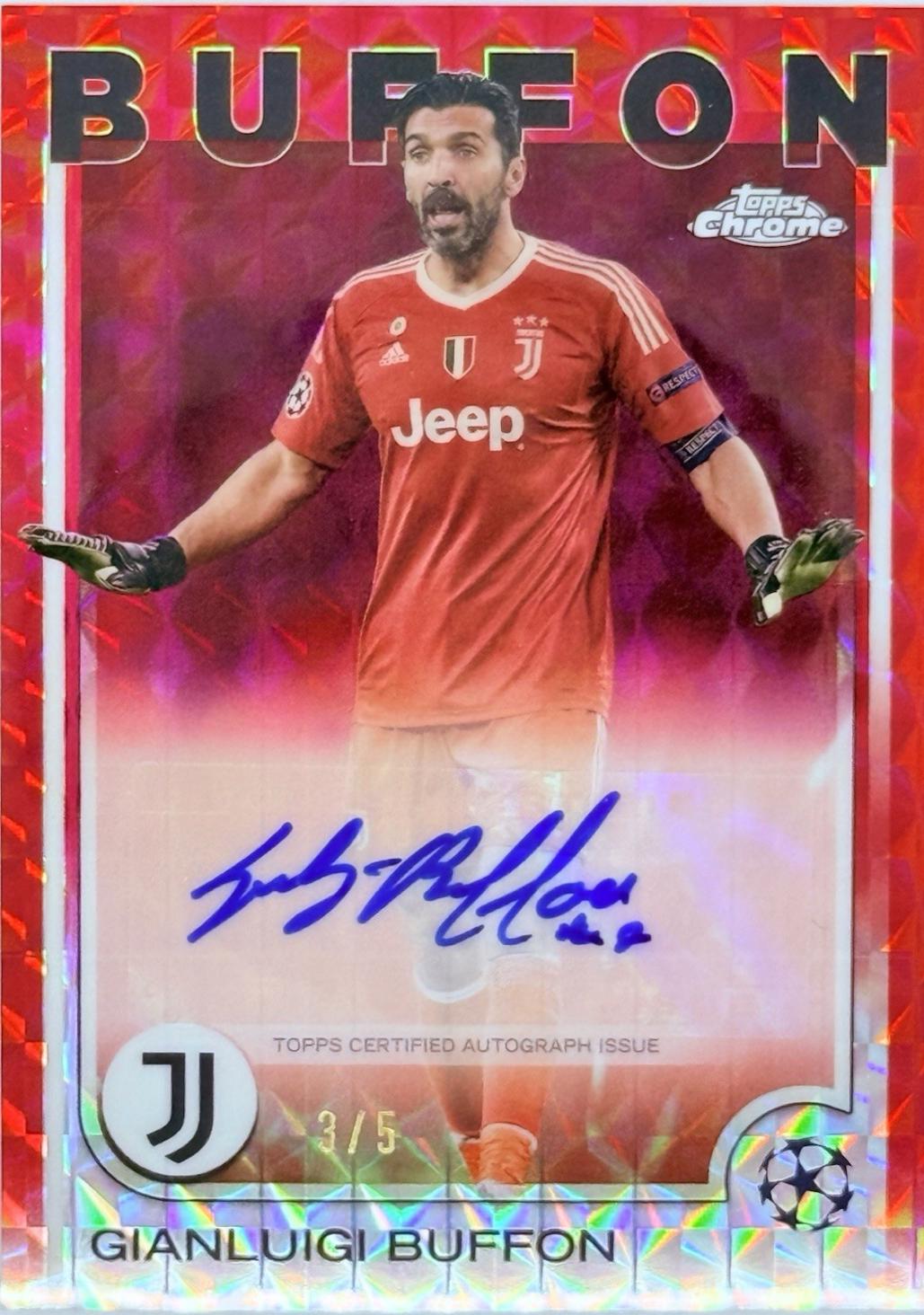 Gianluigi Buffon - Chrome UEFA Autograph #CA-BU