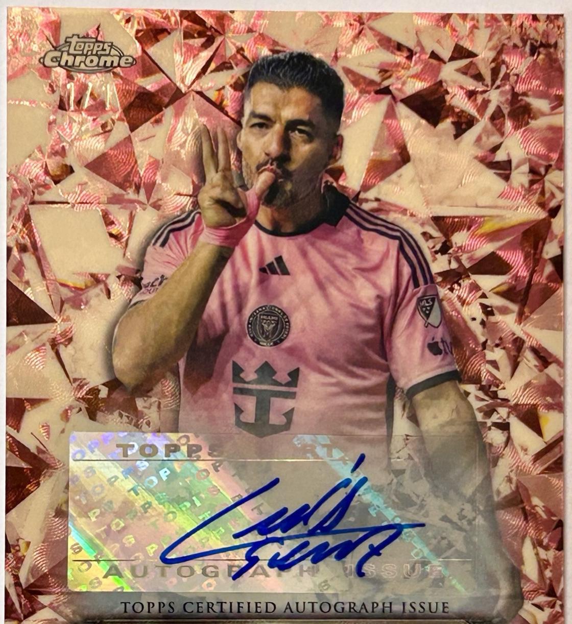 Luis Suarez - Chrome Sapphire MLS Selections Autograph #SS-LS