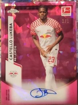 Castello Lukeba - Chrome Bundesliga Autograph #BCA-CL