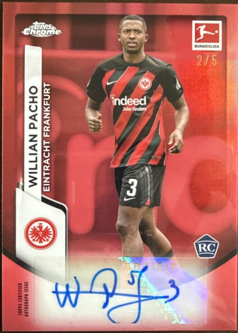 Willian Pacho - Chrome Bundesliga Autograph #BCA-WP
