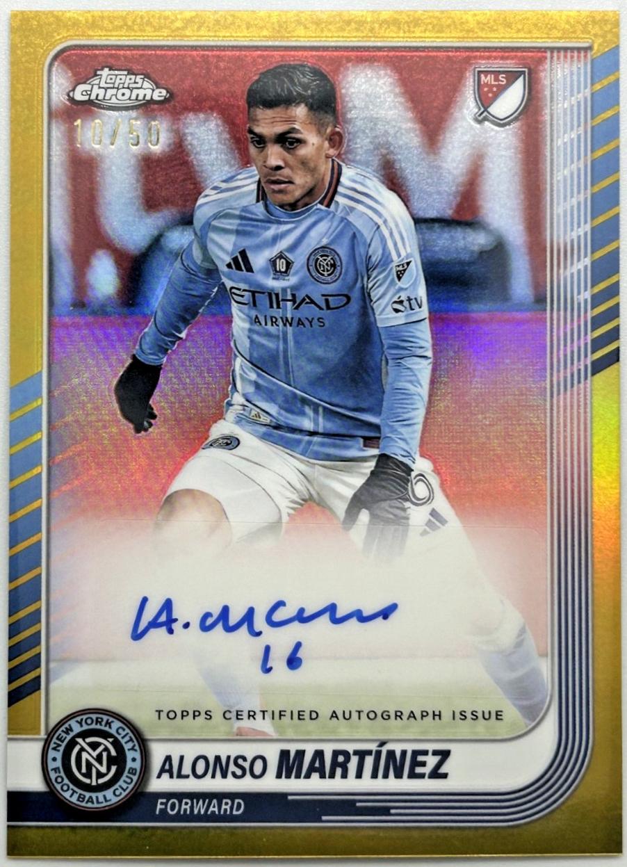 Alonso Martinez - Chrome MLS Autograph #CA-MZ