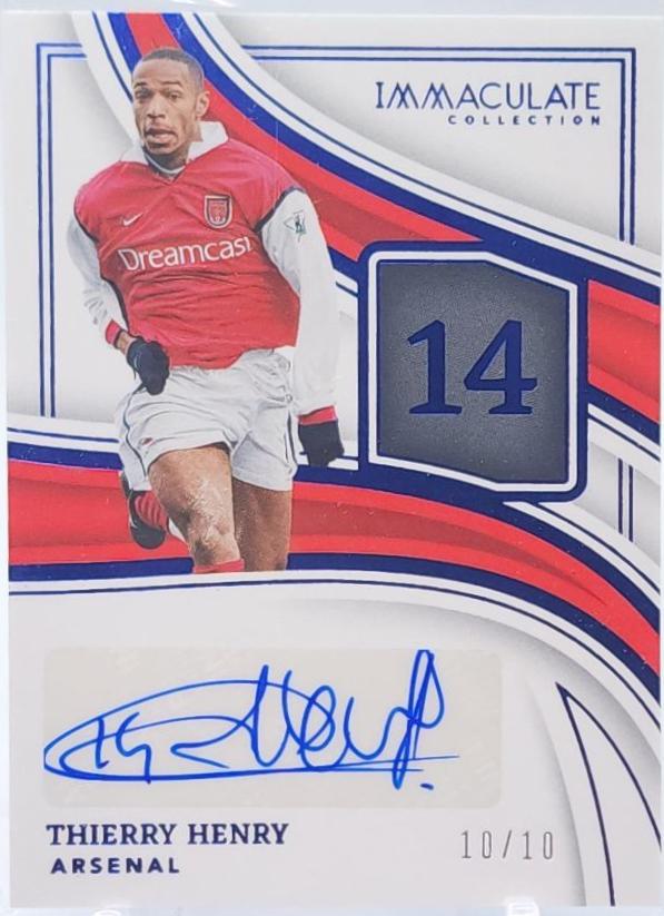 Thierry Henry - Immaculate Numbers Signature #IN-TH