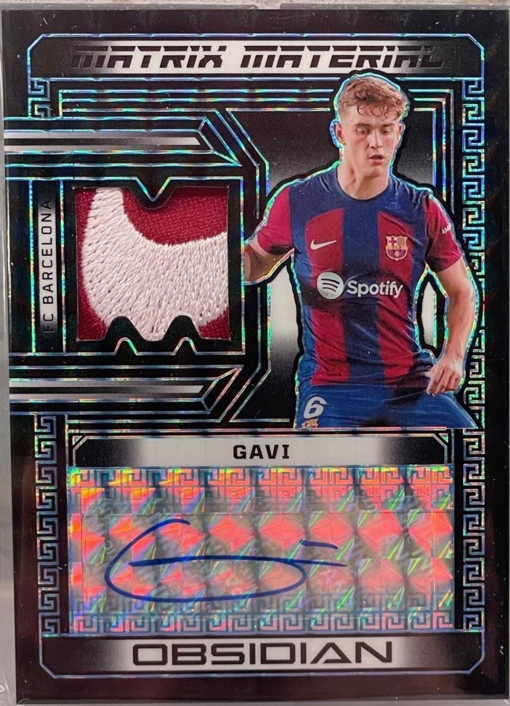 Gavi - Obsidian Matrix Material Autograph #MM-G