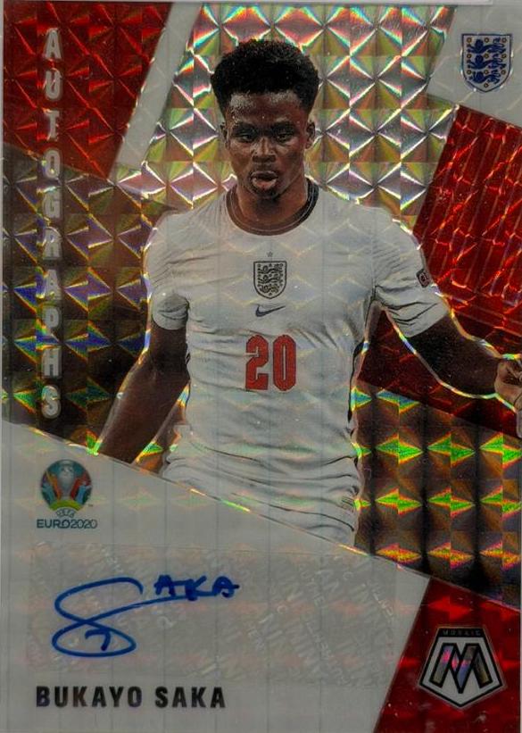 Bukayo Saka - Mosaic UEFA Euro 2020 Autographs #AM-BS