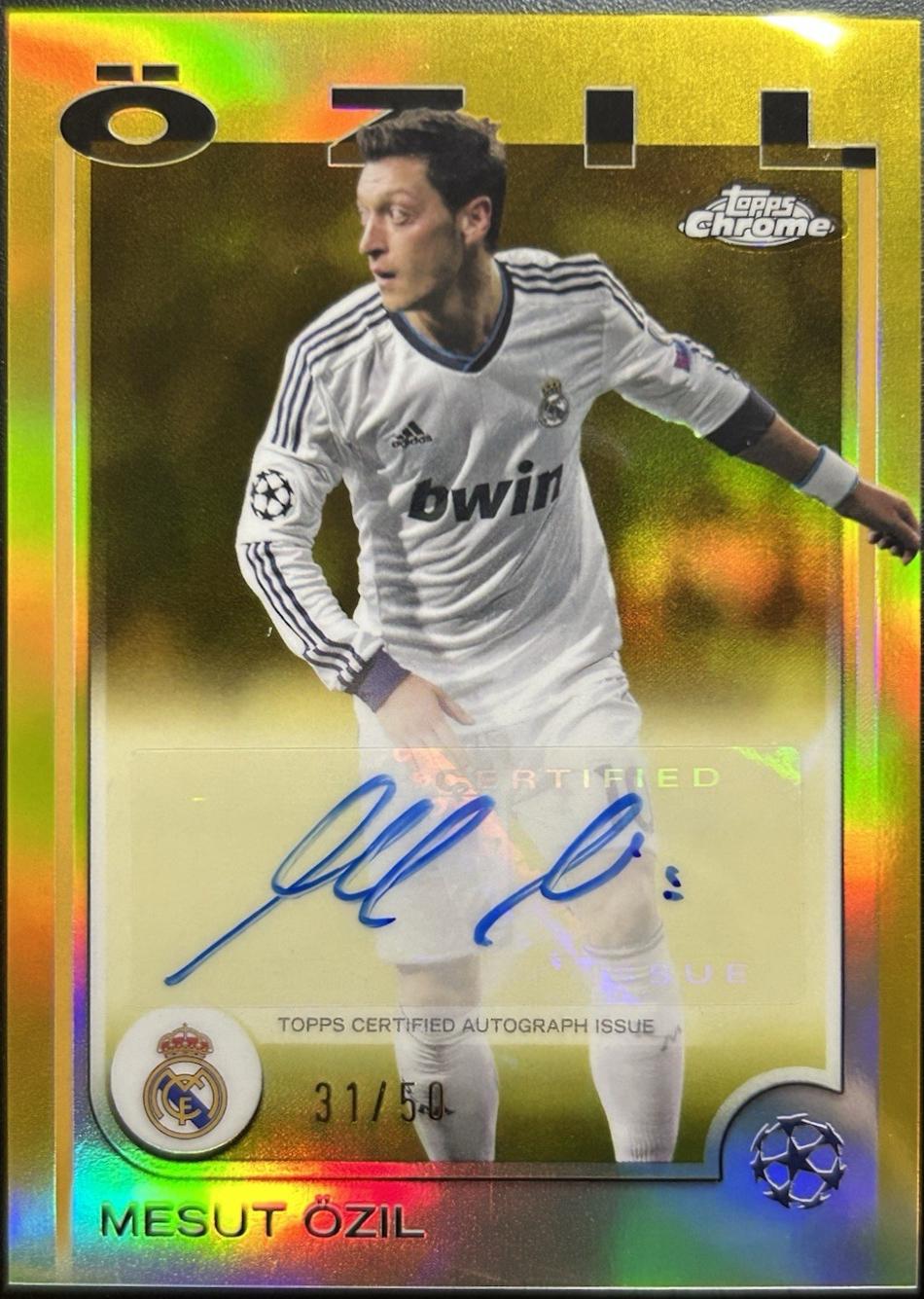 Mesut Ozil - Chrome UEFA Autograph #CA-OZ