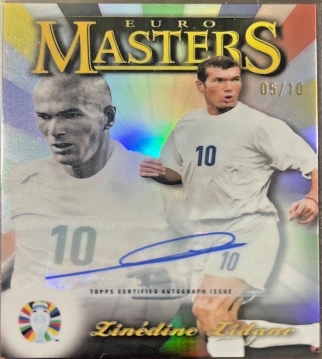 Zinedine Zidane - Finest Road To UEFA EURO Masters Autograph #EM-ZZ