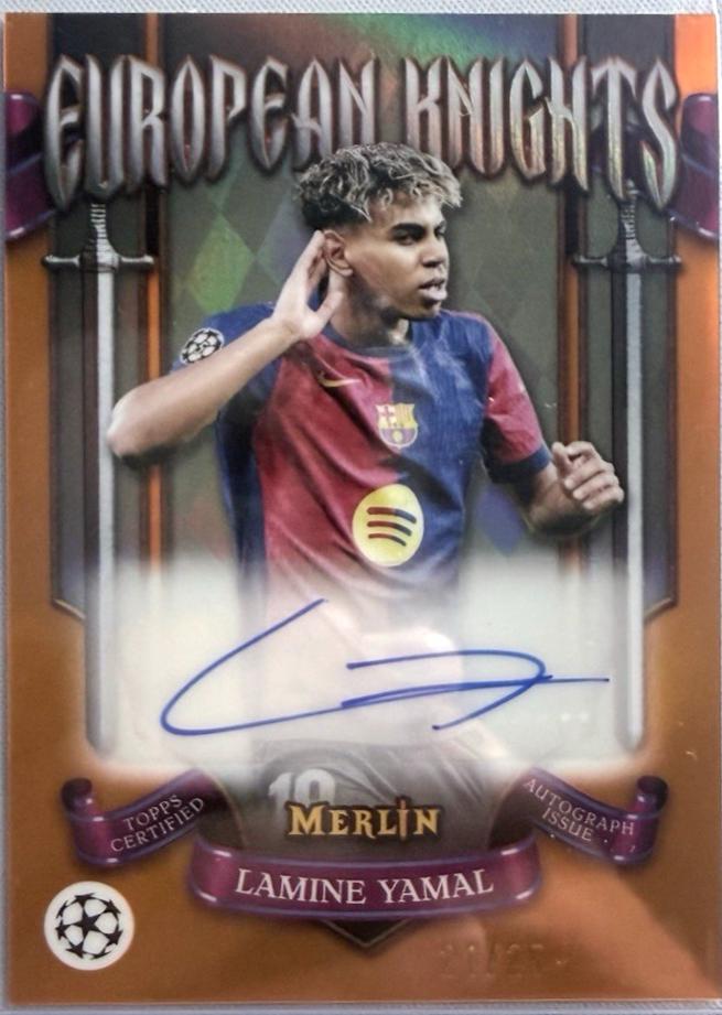 Lamine Yamal - Merlin UEFA European Kings Autograph #EKA-LY
