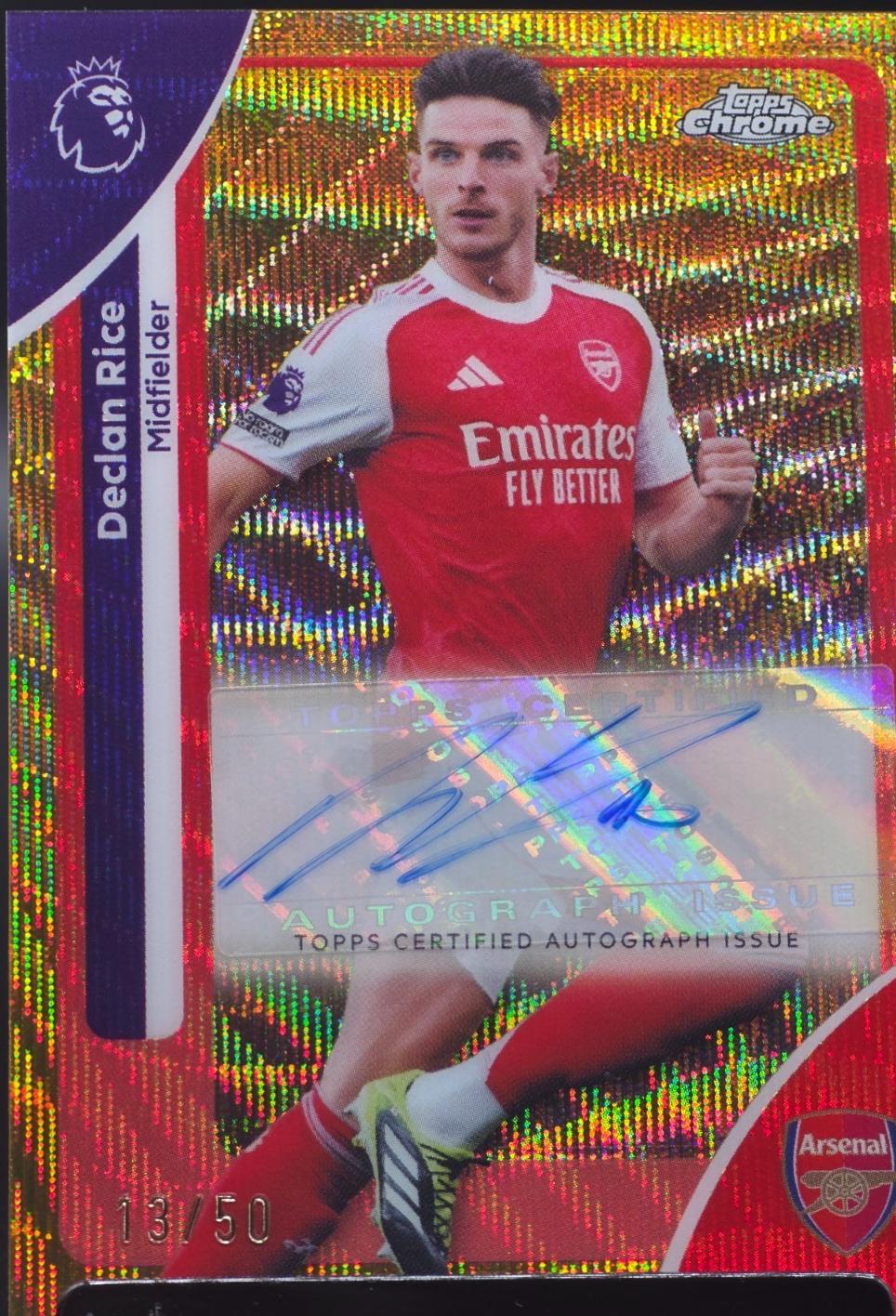 Declan Rice - Chrome Premier League Autograph #CA-DR