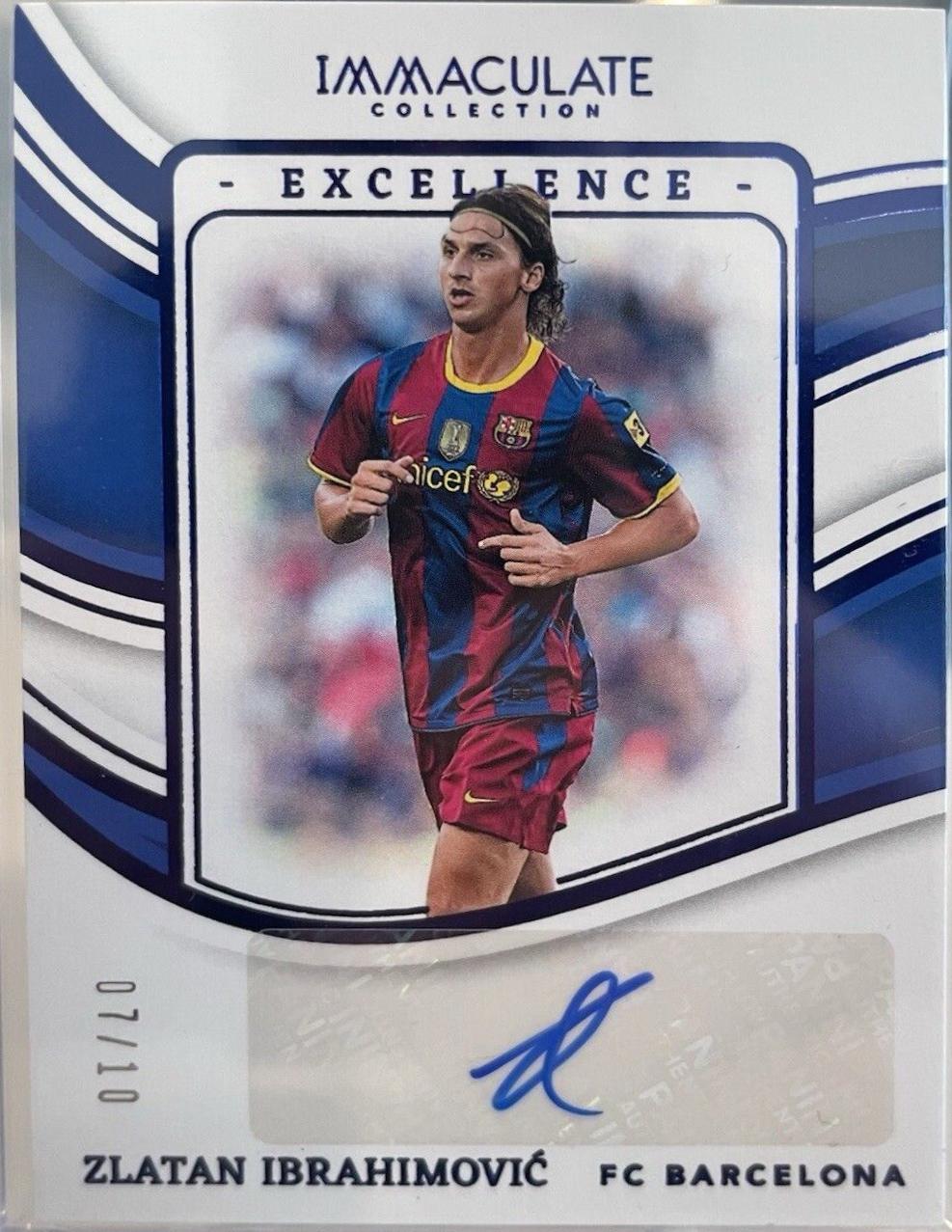 Zlatan Ibrahimovic - Immaculate Excellence Autograph #EA-ZI
