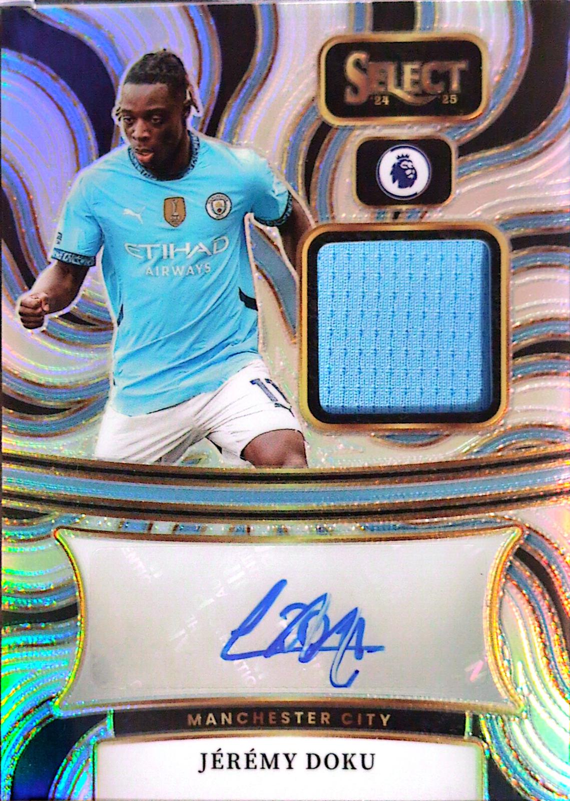 Jeremy Doku - Select Premier League Autographed Memorabilia #3