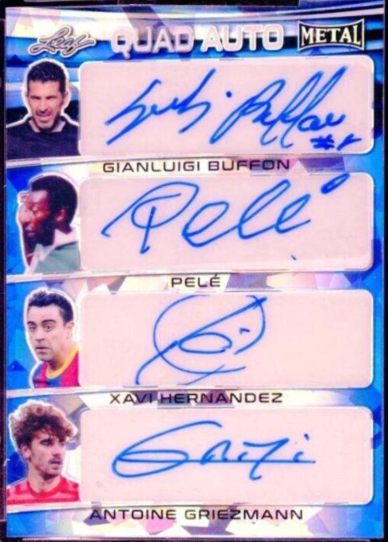 Pele - Metal Autographs #BA-P1