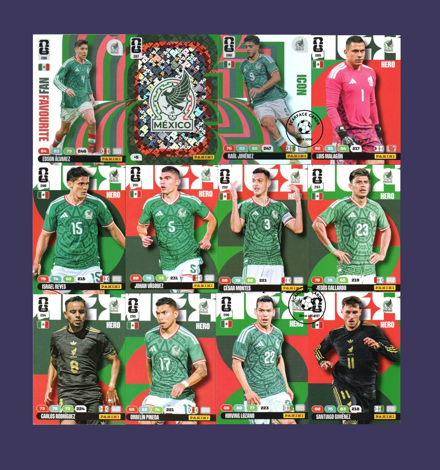 Santiago Gimenez - Adrenalyn XL FIFA World Cup #297