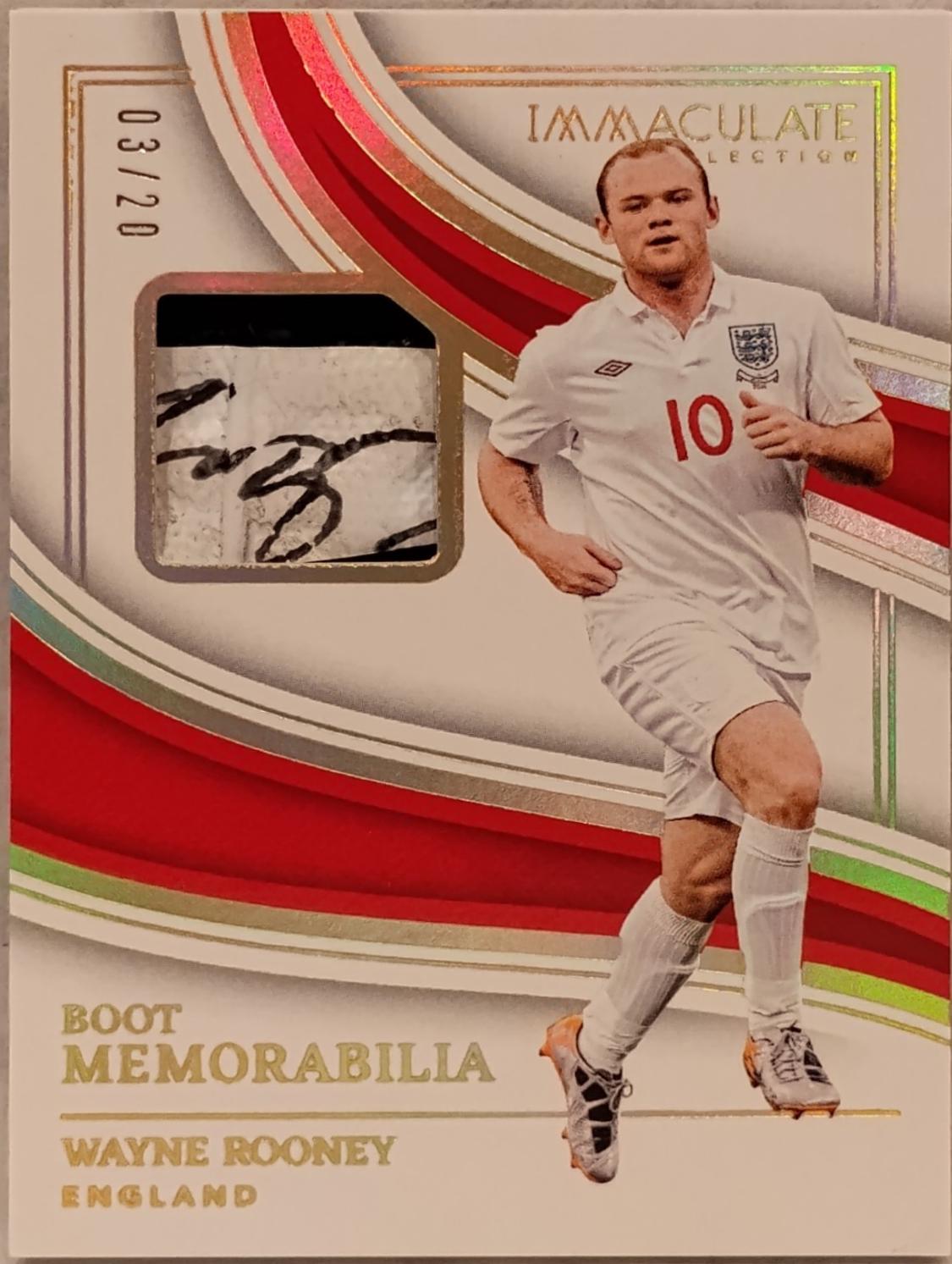 Wayne Rooney - Immaculate Boot Memorabilia #BM-WR