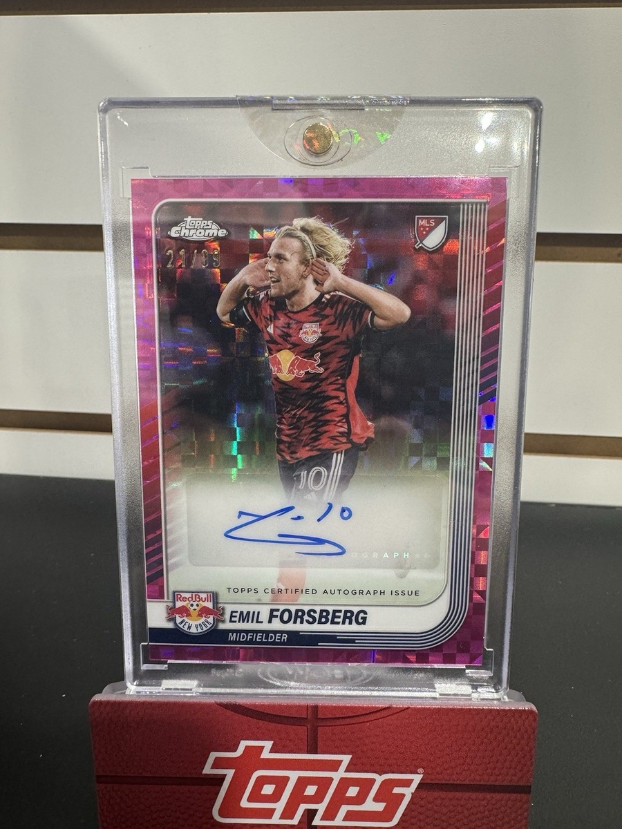 Emil Forsberg - Chrome MLS Autograph #CA-EF
