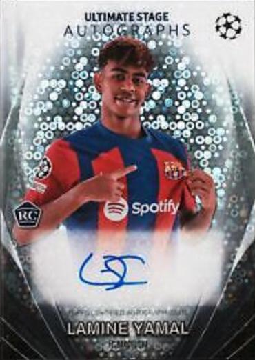 Lamine Yamal - UEFA Club Ultimate Stage Chrome Autograph #UCA-LY