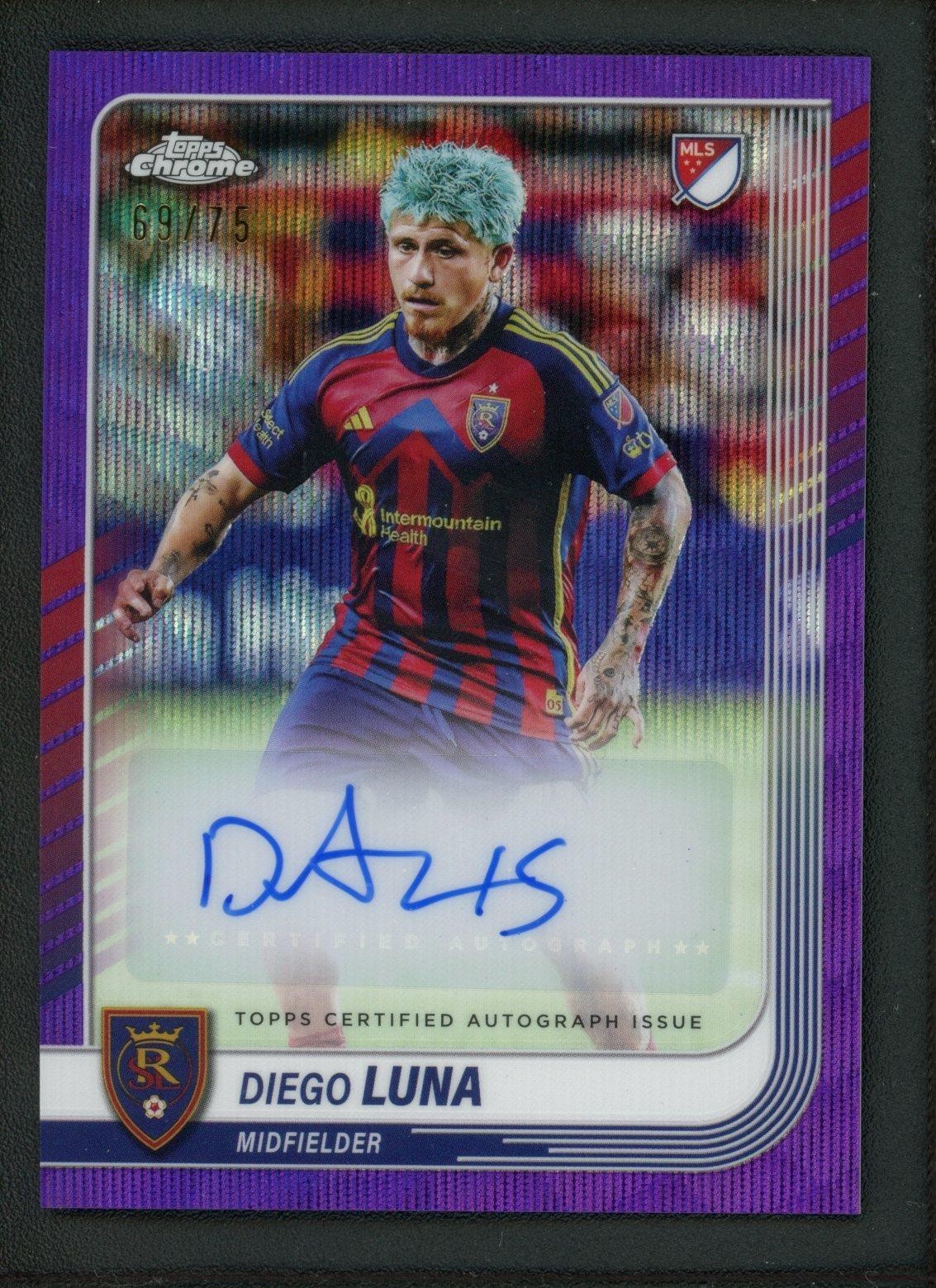Diego Luna - Chrome MLS Autograph #CA-DL