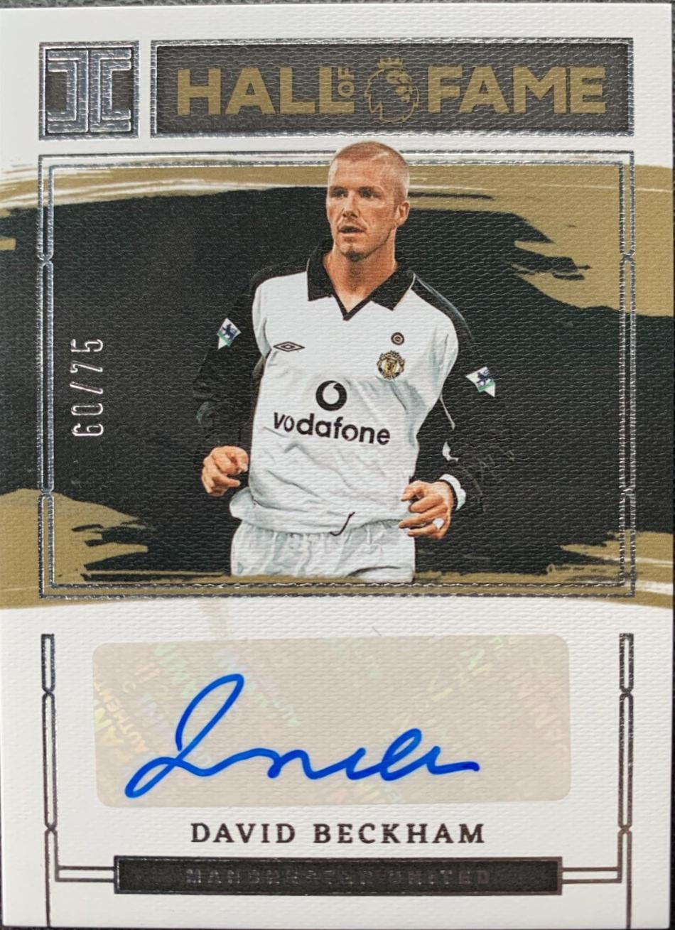 David Beckham - Impeccable Premier League Hall of Fame Autographs #HOF-DBE