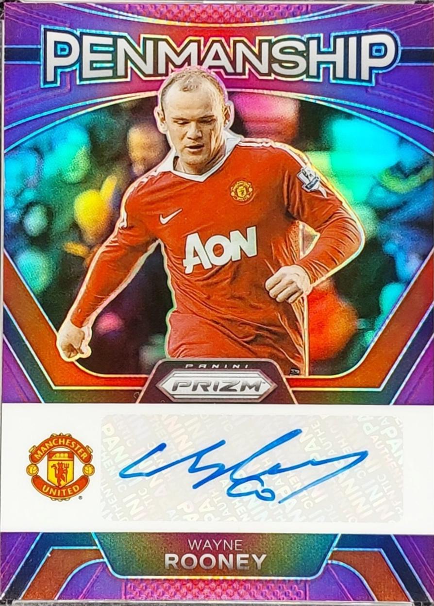 Wayne Rooney - Prizm Premier League Penmanship #P-WR