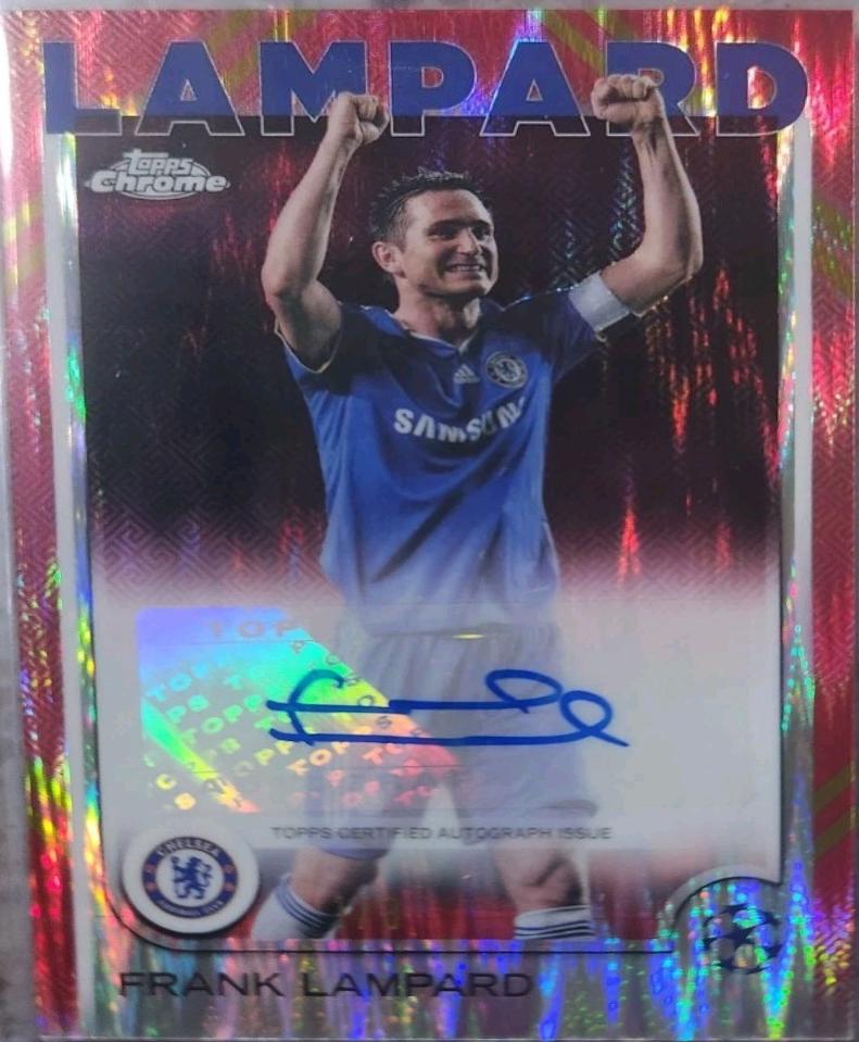Frank Lampard - Chrome UEFA Autograph #CA-FL