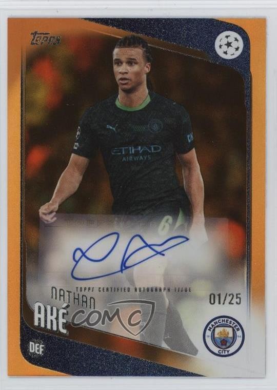 Nathan Ake - UEFA Autograph #BA-NA